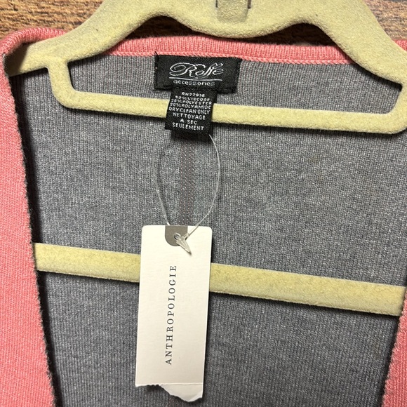 Roffe Color Block Fringe Ruana - Picture 8 of 13